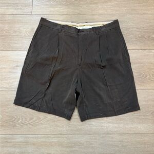 Tommy Bahama Dark Brown Flat Front Shorts